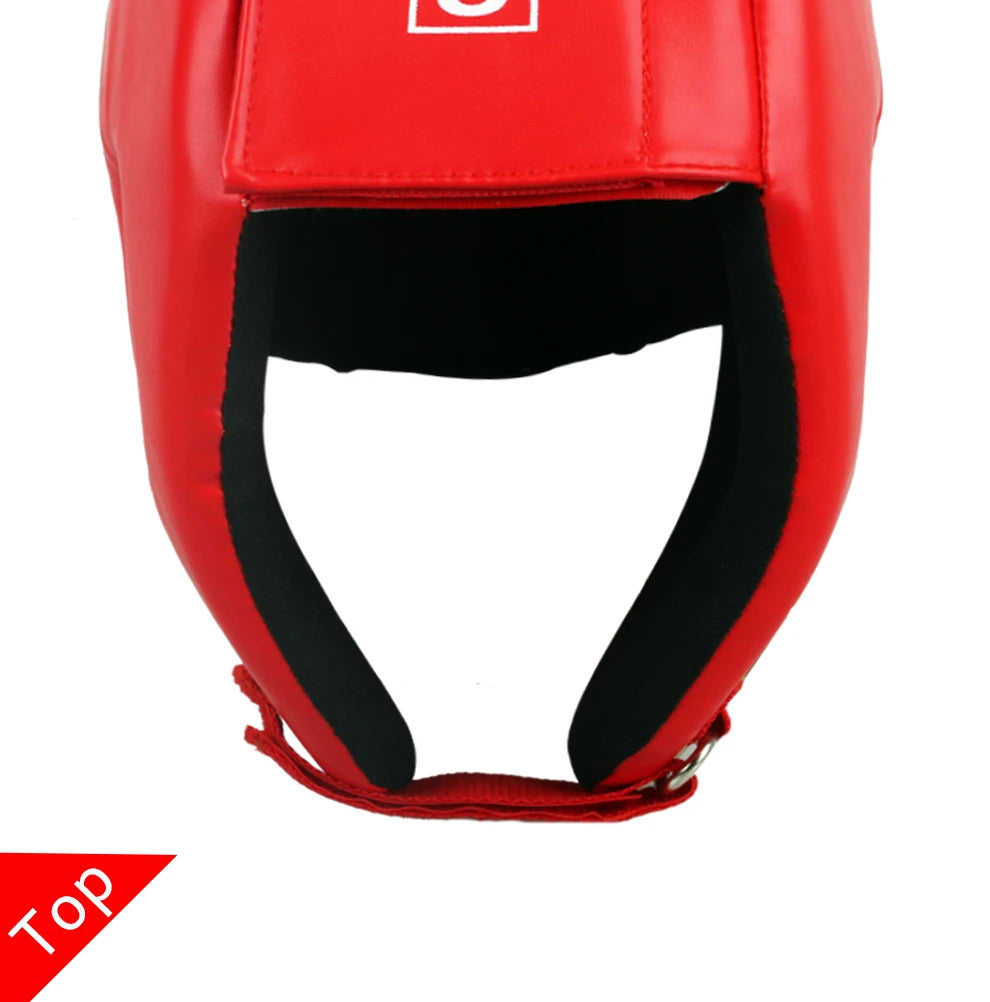 Black Blue Red MMA Helmet adult male Female fighting muay thai kick boxing training helmet safety headgear Sanda Protector Guard