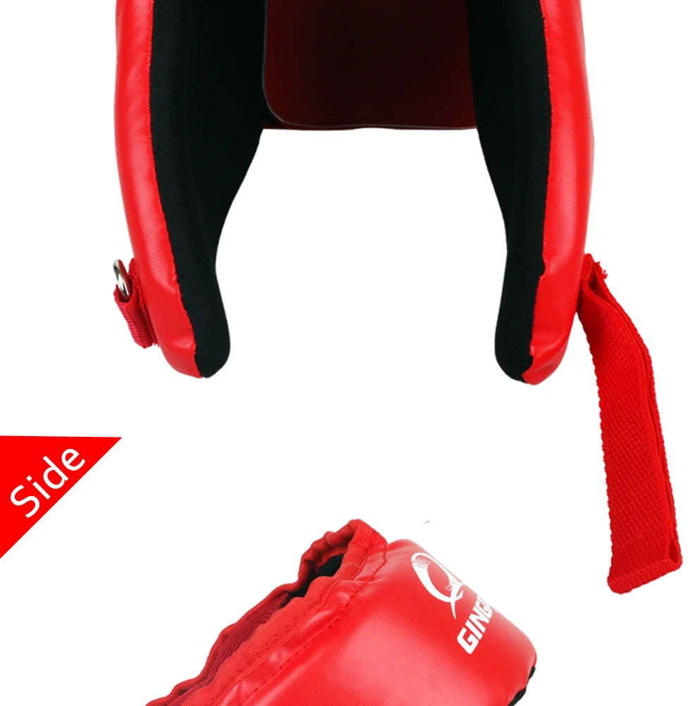 Black Blue Red MMA Helmet adult male Female fighting muay thai kick boxing training helmet safety headgear Sanda Protector Guard