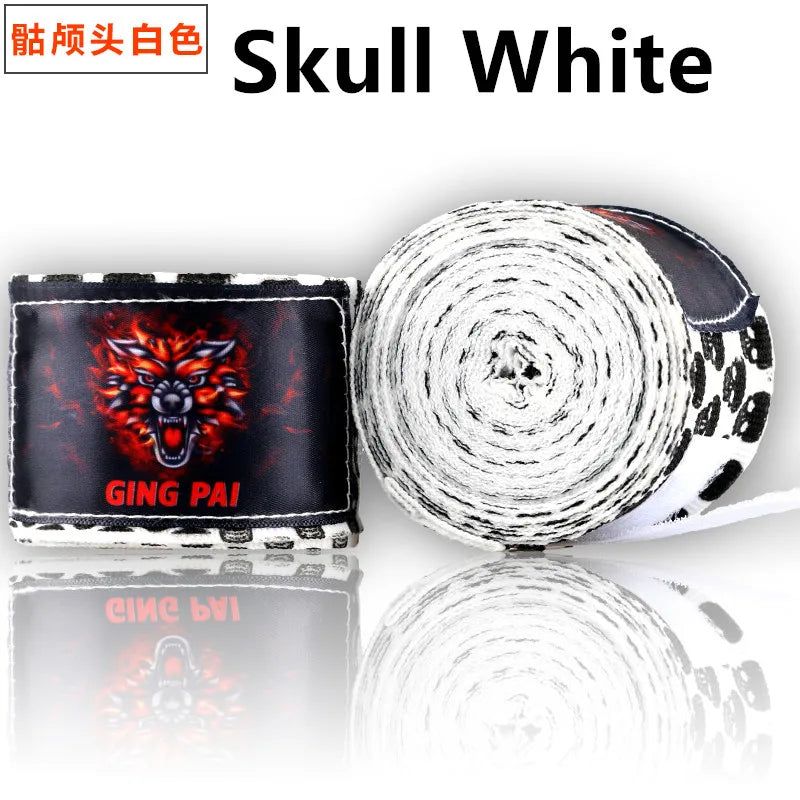 GINGPAI Boxing Bandage Handguard Men and Women Kids Professional Muay Thai MMA Boxing Elastic Bandage Fashion 1 Pair 3m 5m