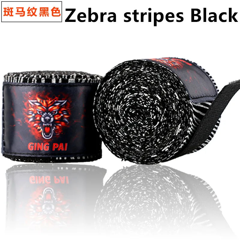 GINGPAI Boxing Bandage Handguard Men and Women Kids Professional Muay Thai MMA Boxing Elastic Bandage Fashion 1 Pair 3m 5m