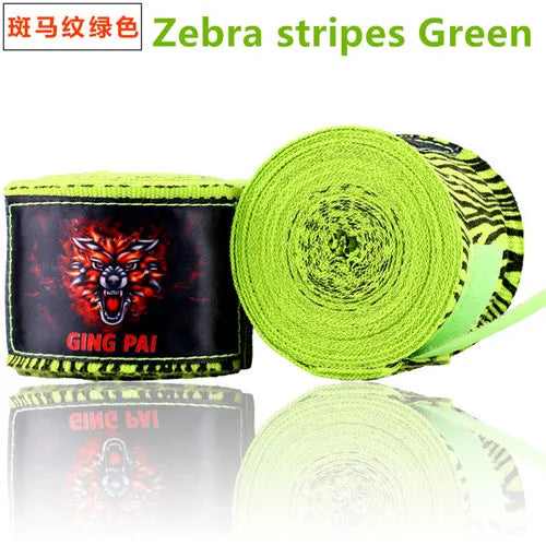 GINGPAI Boxing Bandage Handguard Men and Women Kids Professional Muay Thai MMA Boxing Elastic Bandage Fashion 1 Pair 3m 5m