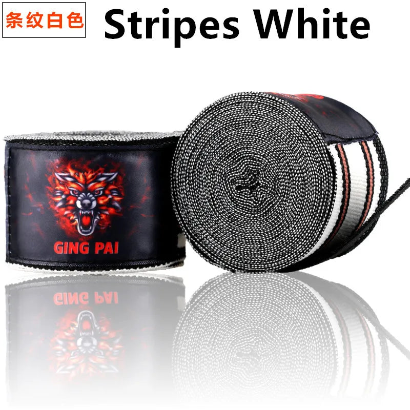 GINGPAI Boxing Bandage Handguard Men and Women Kids Professional Muay Thai MMA Boxing Elastic Bandage Fashion 1 Pair 3m 5m