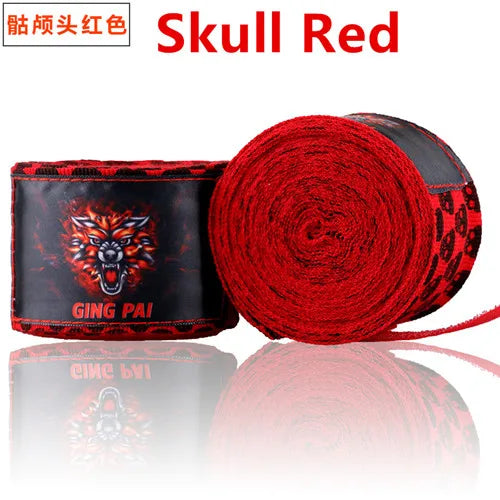 GINGPAI Boxing Bandage Handguard Men and Women Kids Professional Muay Thai MMA Boxing Elastic Bandage Fashion 1 Pair 3m 5m