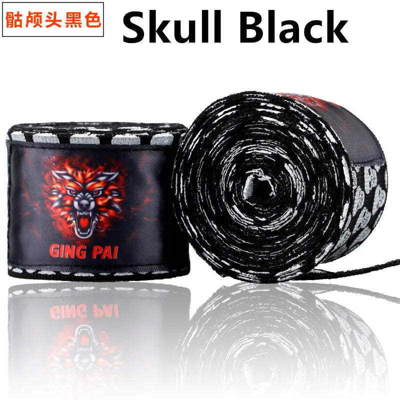 GINGPAI Boxing Bandage Handguard Men and Women Kids Professional Muay Thai MMA Boxing Elastic Bandage Fashion 1 Pair 3m 5m
