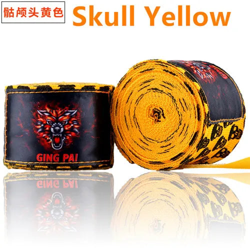 GINGPAI Boxing Bandage Handguard Men and Women Kids Professional Muay Thai MMA Boxing Elastic Bandage Fashion 1 Pair 3m 5m