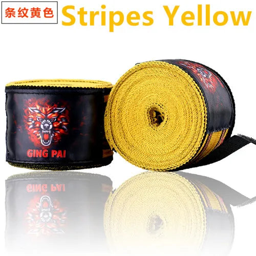 GINGPAI Boxing Bandage Handguard Men and Women Kids Professional Muay Thai MMA Boxing Elastic Bandage Fashion 1 Pair 3m 5m