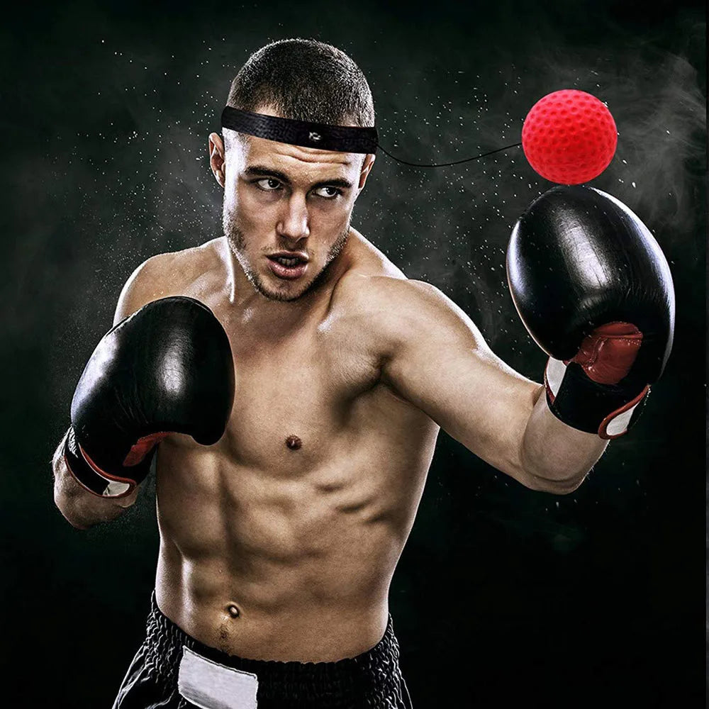 Boxing Training Ball Kid Box Ball Single Game With Headband Parent-child Interaction Boxing Reflex Ball For Reaction Punching