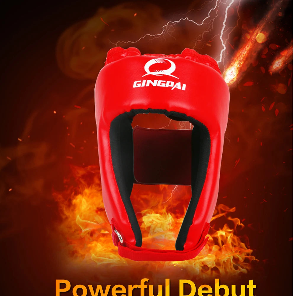 Black Blue Red MMA Helmet adult male Female fighting muay thai kick boxing training helmet safety headgear Sanda Protector Guard