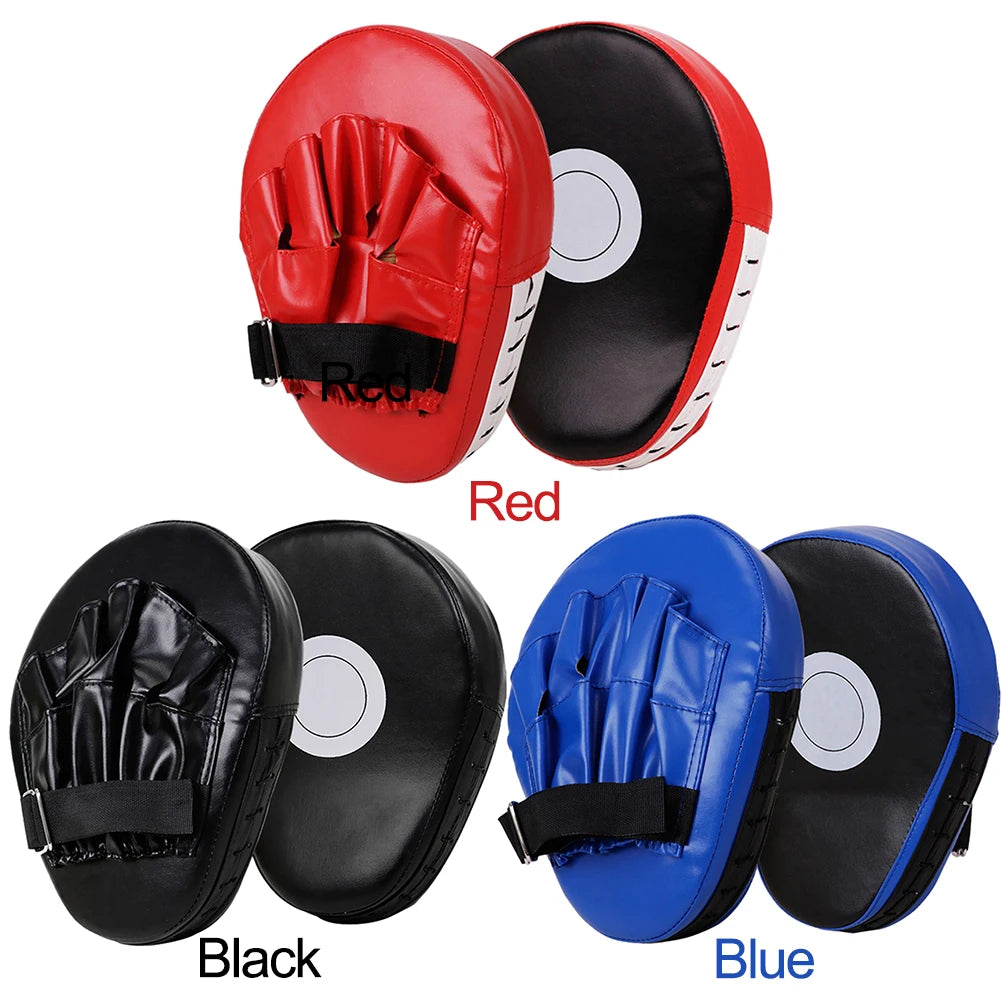 Curved Boxing Hand Target PU Leather Curved Punching Mitts Breathable Kickboxing Pads Boxing Focus Pad for Martial Arts Training