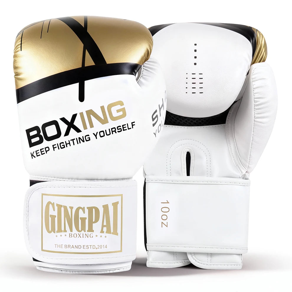 6/8/10/12oz Boxing Gloves Professional Adult Sanda Muay Thai Fighting Gloves Men Kid Women Training Sandbag Free Fight MMA
