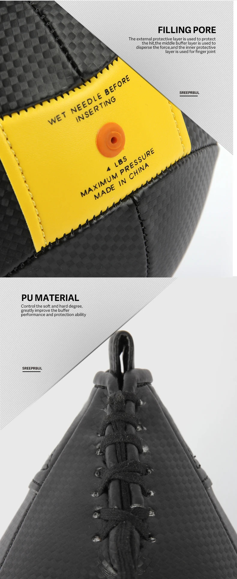 Boxing Pear Shape PU Speed Ball with Swivel Punch Bag Punching Boxeo Speed Bag Punch Fitness Training Ball Gym Exercise Accessor