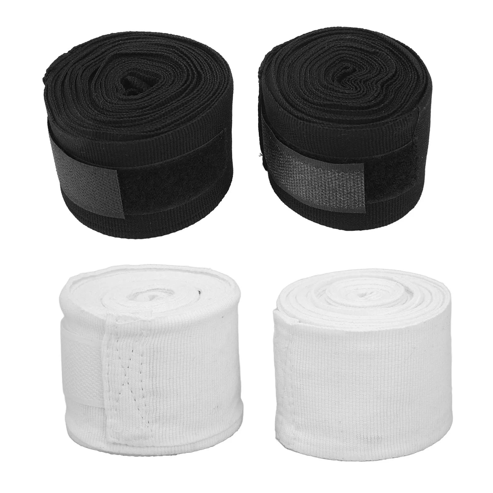 Boxing Handwraps Kickboxing Hand Wraps Cotton Quick Drying 5m Hook Loop Design Sports Hand Wraps Semi Elastic for Racing