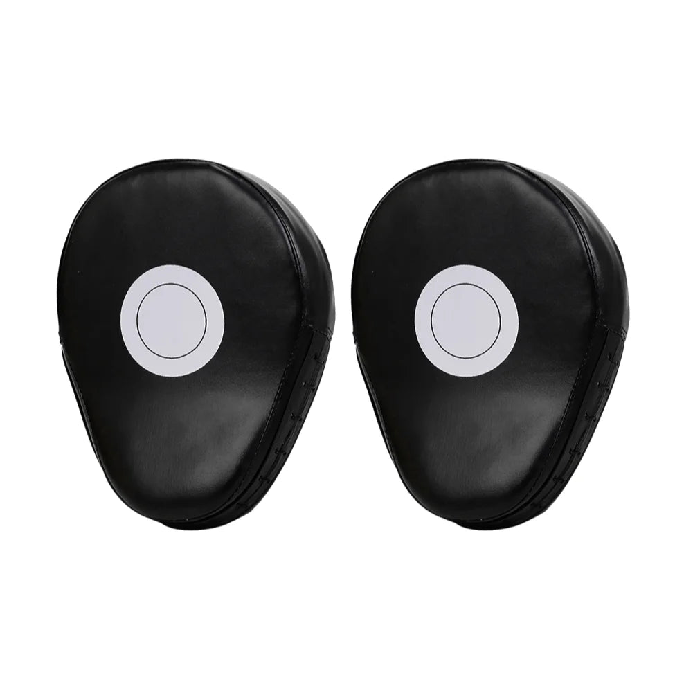 1/2Pcs Curved Boxing Hand Target PU Leather Punching Breathable Kickboxing Pads Boxing Focus Pad for MMA Martial Arts Training