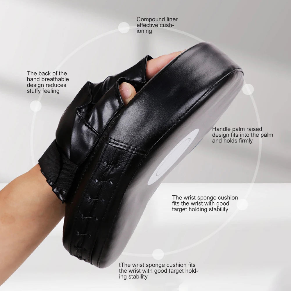 Boxing Gloves Pad PU Leather Punch Hand Target Bag for Adults Kids MMA Karate Muay Thai Free Fight Sanda Training Equipment