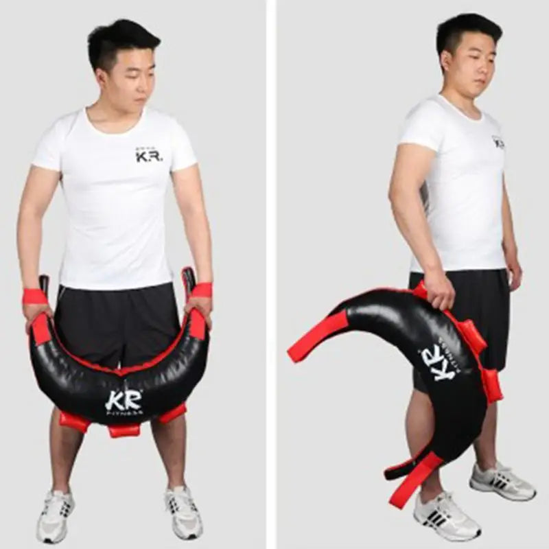 PU Boxing Training Bulgarian Power Bag Muays Thai Training Sand Sandbag 5-20kg Workout MMA Boxing Power Bag Empty Bag dropship