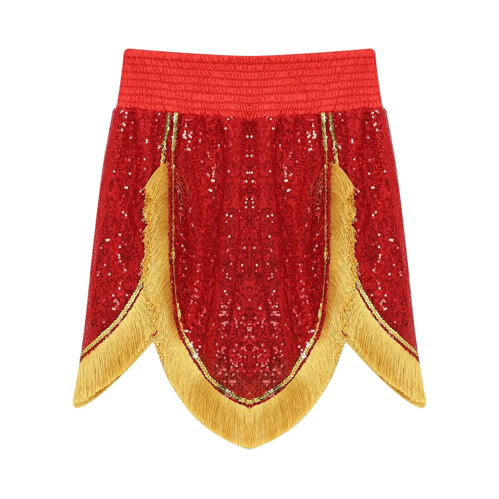 Adult Men's Boxing Competition Skirts Shorts Muay Thai Martial Arts Training Costumes Kickboxing Performance Fringe Shorts
