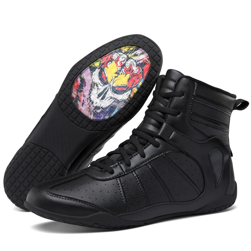 New Style Professional Boxing Shoes Men Comfortable Boxing Sneakers Breathable Wrestling Fighting Shoes Non Slip Combat Sneakers