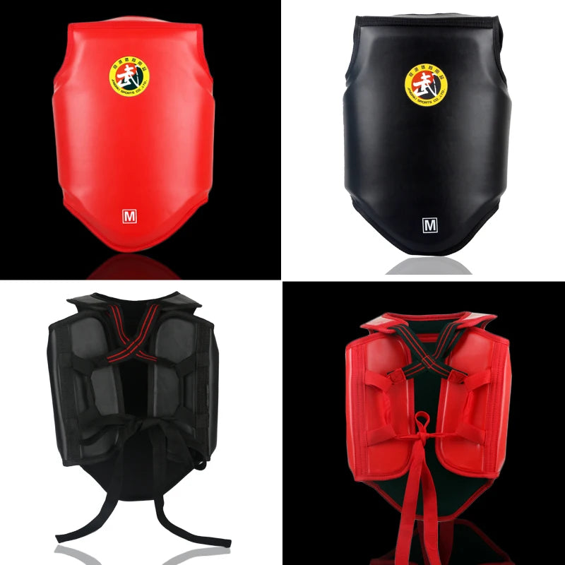 New Thickened MMA Chest Protector Sanda Wrestling Chest Support Protective Gear Boxing Sparring Fighting Body Protector