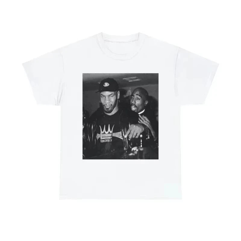 Mike Boxing Printed Retro T-Shirt, Unisex, Large Size, Tyson T-Shirt, Summer Street Trend Brand, Couple Wear
