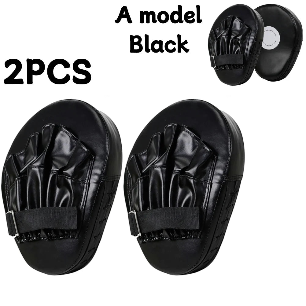Curved Boxing Hand Target PU Leather Curved Punching Mitts Breathable Kickboxing Pads Boxing Focus Pad for Martial Arts Training