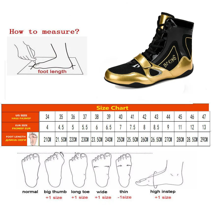 New Style Professional Boxing Shoes Men Comfortable Boxing Sneakers Breathable Wrestling Fighting Shoes Non Slip Combat Sneakers