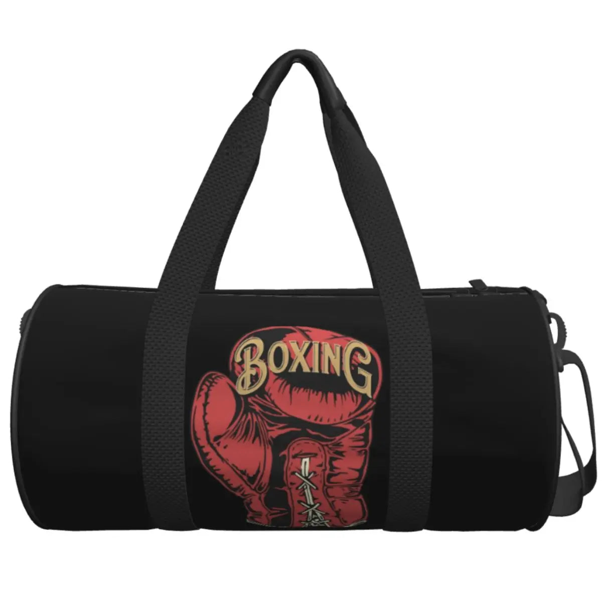 Boxing Gloves Sport Bags Large Gym Bag Portable Men's Custom Handbag Travel Training Retro Fitness Bag