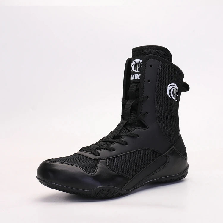 Professional Boxing Shoes Men High Top Wrestling Training Sneakers 7517