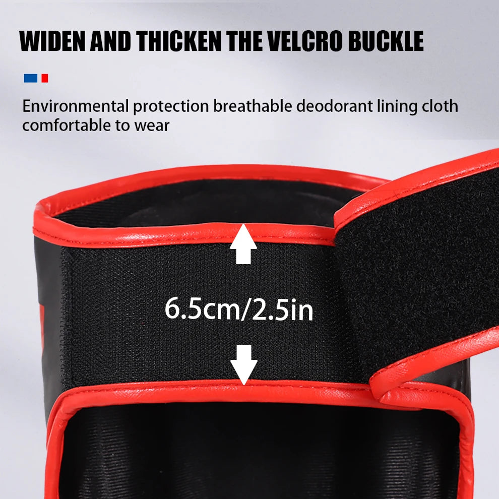Muay Thai leg protection Sanda combat back of foot protection shin protection boxing thickened combat gear ankle protection