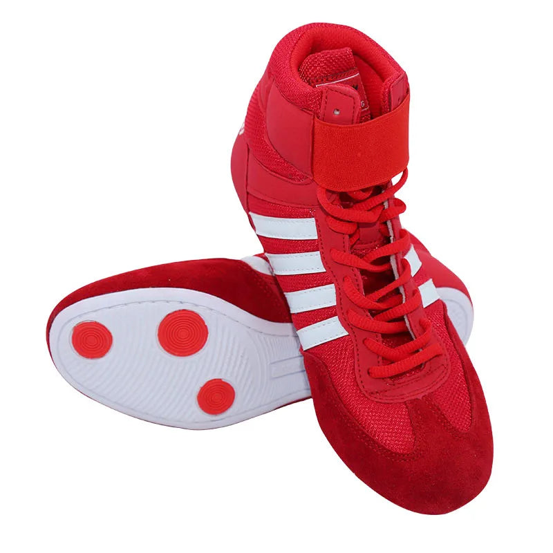 Men Women boxing shoes Rubber outsole breathable Wrestling shoes Women wrestling costume shoes for wrestling