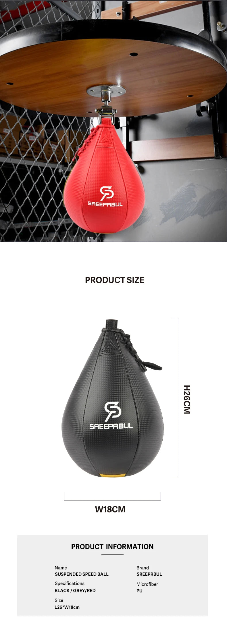 Boxing Pear Shape PU Speed Ball with Swivel Punch Bag Punching Boxeo Speed Bag Punch Fitness Training Ball Gym Exercise Accessor