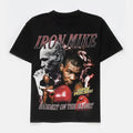 Mike Boxing Printed Retro T-Shirt, Unisex, Large Size, Tyson T-Shirt, Summer Street Trend Brand, Couple Wear
