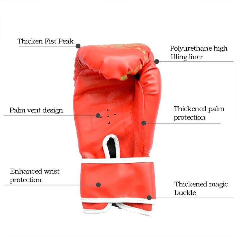 Adult Boxing Gloves Sanda Professional Competition Muay Thai Children's Sandbag Taekwondo Boxing Training Equipment