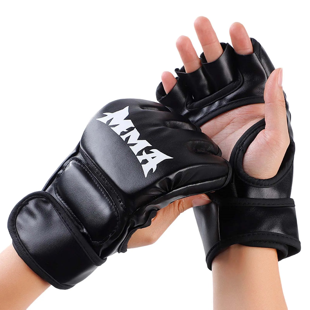 Martial Arts Training MMA Gloves Durable Construction Impact Resistance Sparring Mitts Suitable for Punching Bag