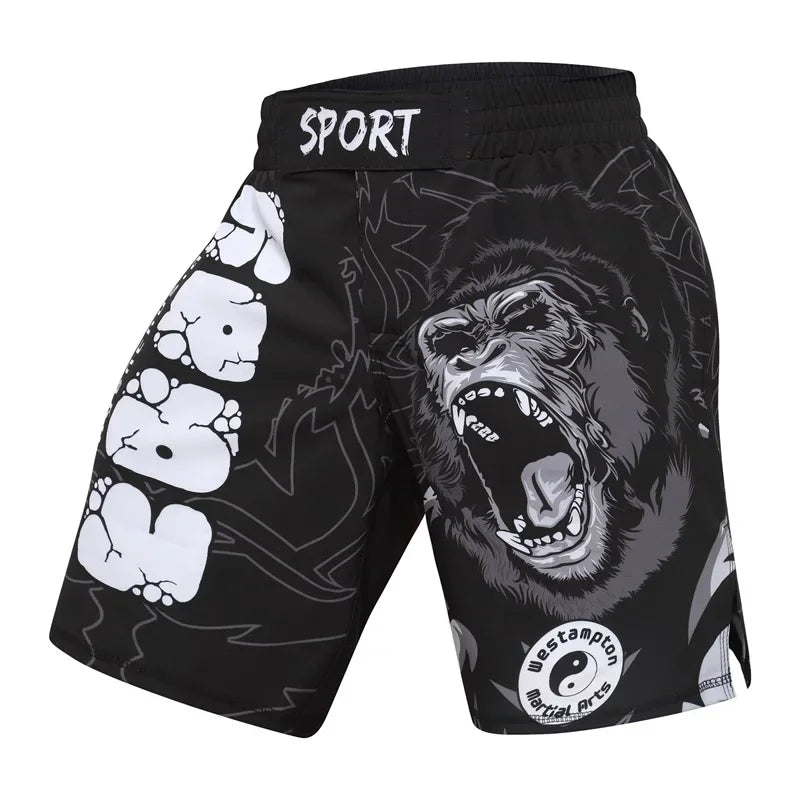 Boxing Set Compression Men Sport T-shirts+Pants Rashguard Jitsu Bjj Rash Guard KickBoxing Sets Muay Thai Jersey MMA Fightwear