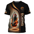 Fashion Boxing Graphic T Shirts For Men Summer Trend Short Sleeve 3D Printed Sports T-shirts Loose Quick Dry Breathable Tees