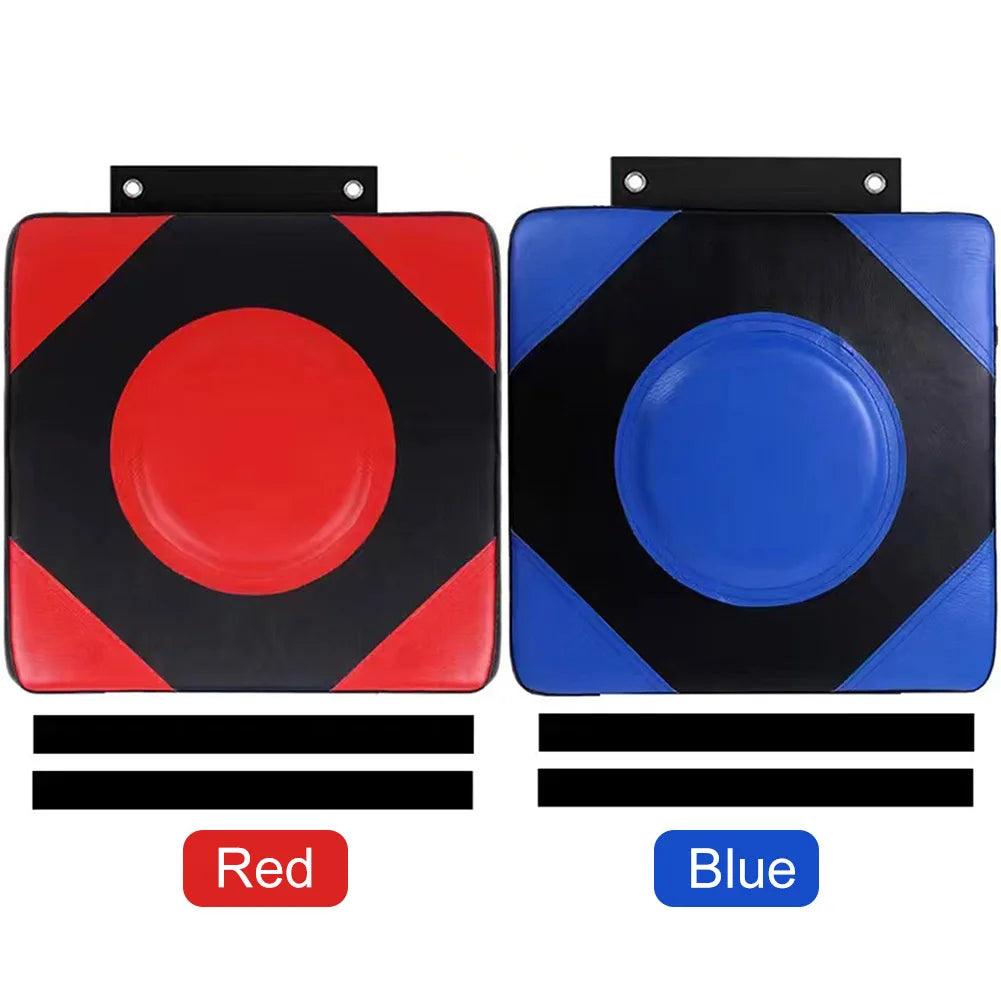 Boxing Punch Target PU Leather Boxing Training Sandbag Adjustable Height Punching Bag Wall Punching Pad for Martial Arts Karate