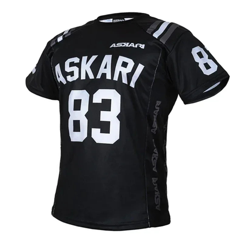 ASKARI New Fighting T-shirt, Quick Drying, Breathable and Anti-wear Clothing, Boxing Training T-shirts for Men and Women,2026