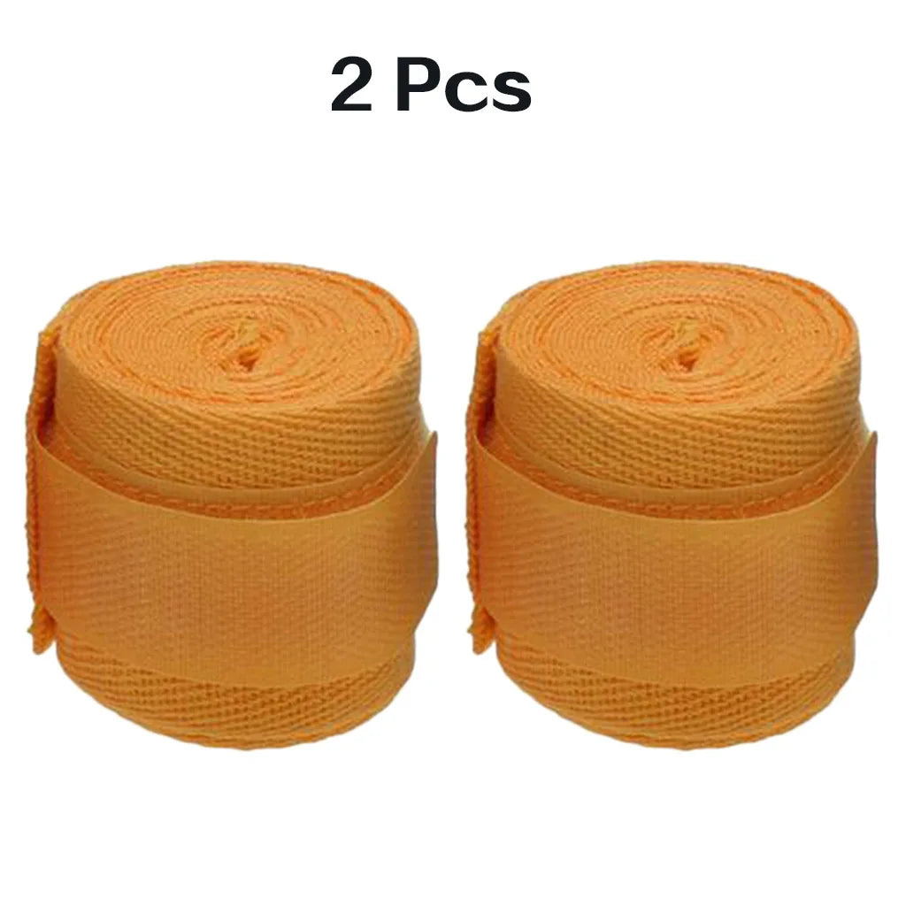 2.5m Cotton Boxing Hand Wraps for Men & Women, Muay Thai, Mixed Martial Arts, Fighting Sports Wrist Support, Knee Protector