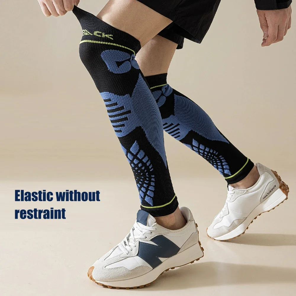 WEFITON 1Pair Calf Compression Sleeves for Men and Women - Leg Compression Sleeve - Footless Compression Socks for Runner Sports