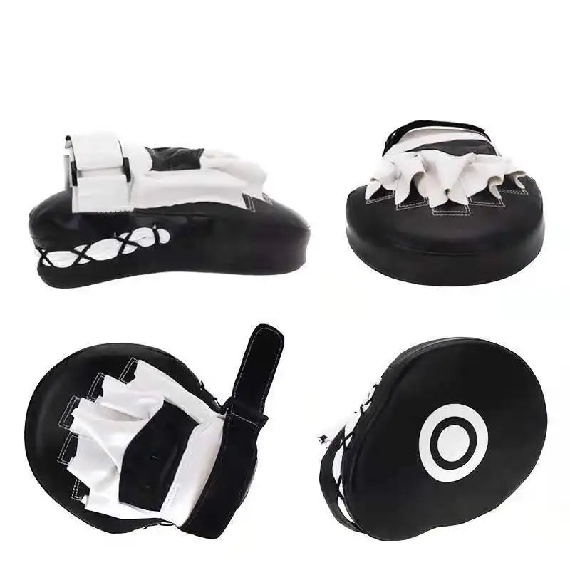 Boxing Curved Focus Boxing Training Hand Pads Punching Mitts Muay Boxing Pads Leatherette MMA Karate Training Equipment