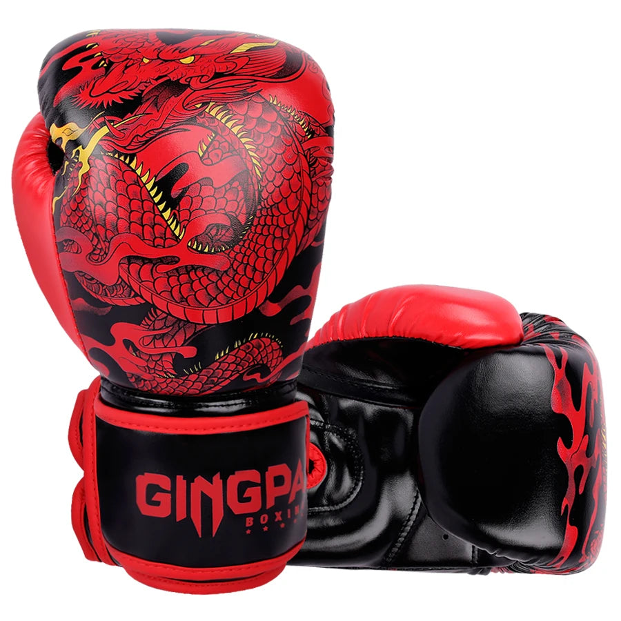 10/12/14oz Boxing Gloves Professional Adult Sanda Muay Thai Fighting Gloves Men and Women Training Sandbag Free Fight MMA