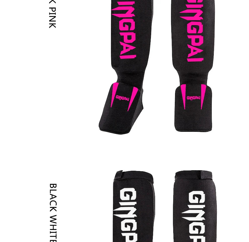 Cotton Instep Shin Guard Karate/Sanda/Taekwondo/Muay Thai/Boxing Leggings Ankle Support Protection Foot Brace Equipment