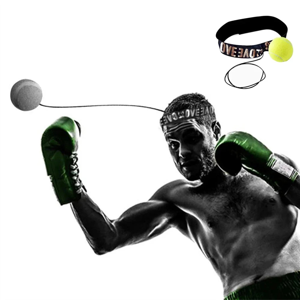 Boxing Reflex Speed Punching Ball Sanda Boxer Raising Reaction Force Hand Eye Training Set Stress Gym Boxing Muay Training ball