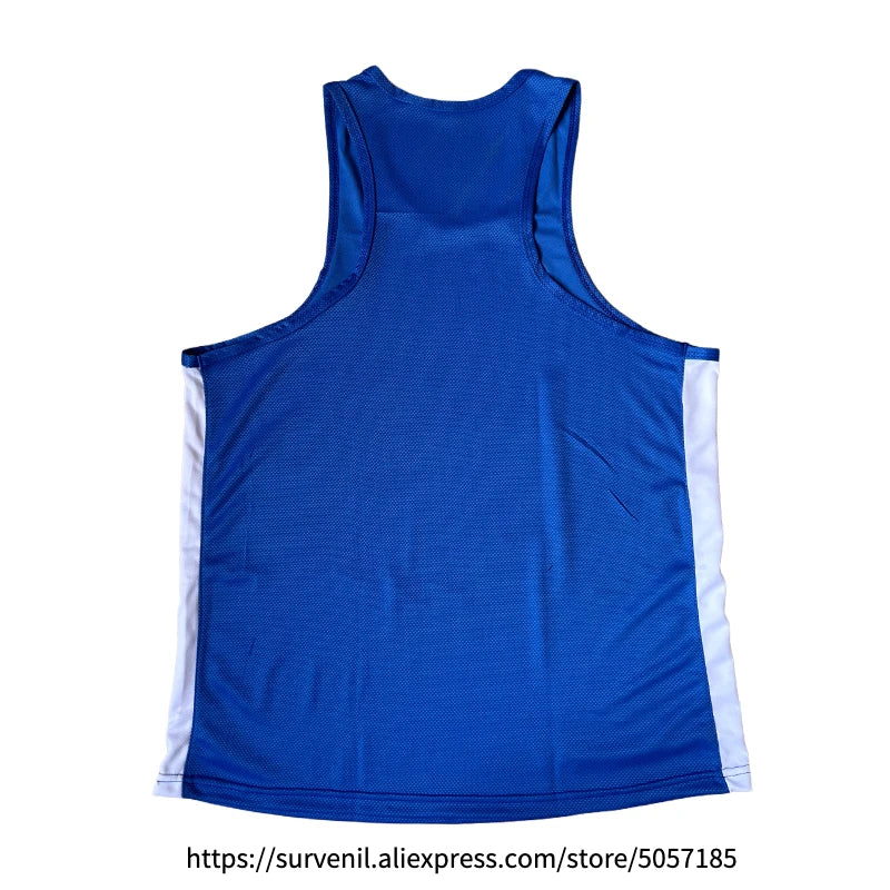 Boxing Uniform Men Women Kids Muay Thai Boxing Shorts Sanda Wushu Martial Arts MMA Training Clothing Kickboxing Shorts and Vest