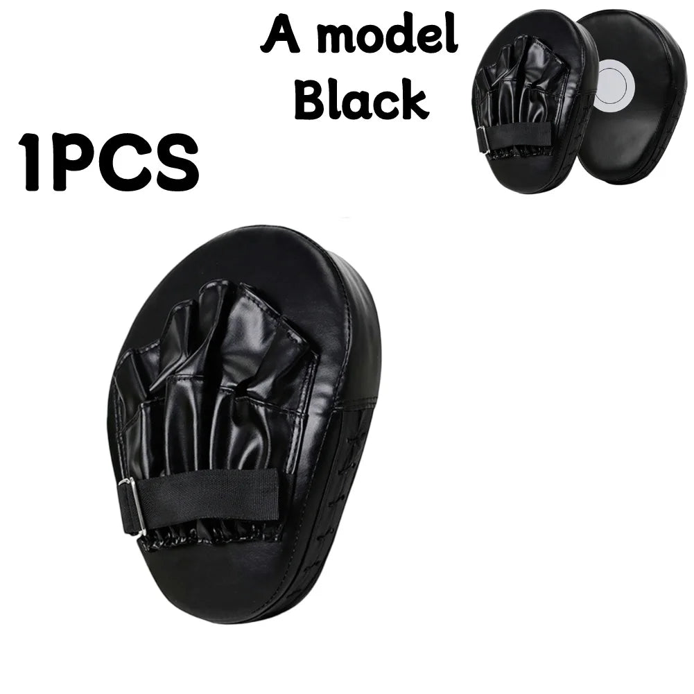 Curved Boxing Hand Target PU Leather Curved Punching Mitts Breathable Kickboxing Pads Boxing Focus Pad for Martial Arts Training