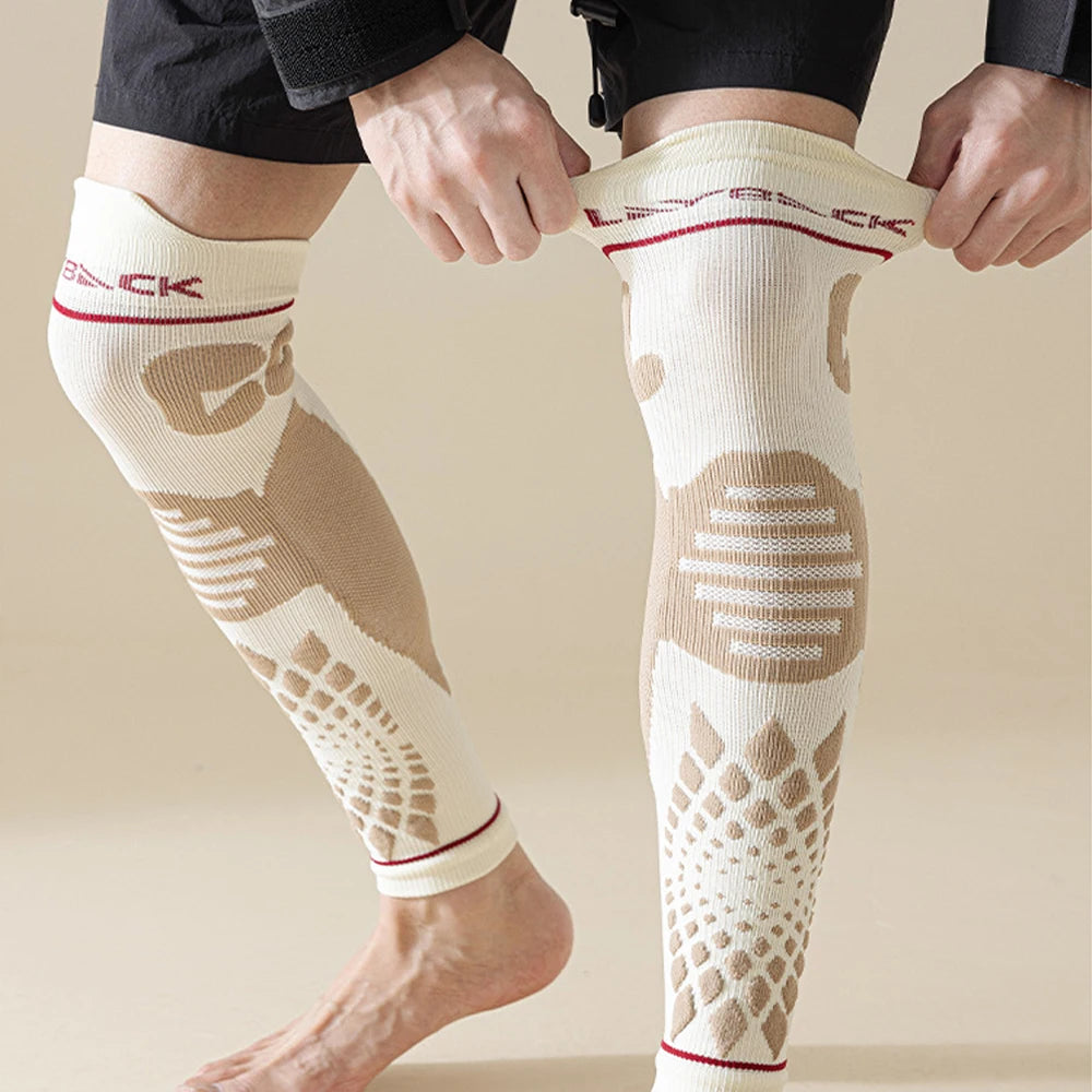 WEFITON 1Pair Calf Compression Sleeves for Men and Women - Leg Compression Sleeve - Footless Compression Socks for Runner Sports