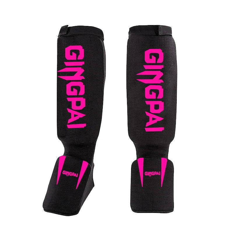 Cotton Instep Shin Guard Karate/Sanda/Taekwondo/Muay Thai/Boxing Leggings Ankle Support Protection Foot Brace Equipment