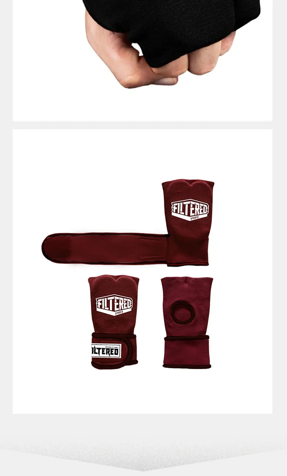 Speed Wrap Hand Wraps for Boxing & MMA - Quick Self-Adjusting Gel Padding, Hand Protection for Training, Fighting, Fitness