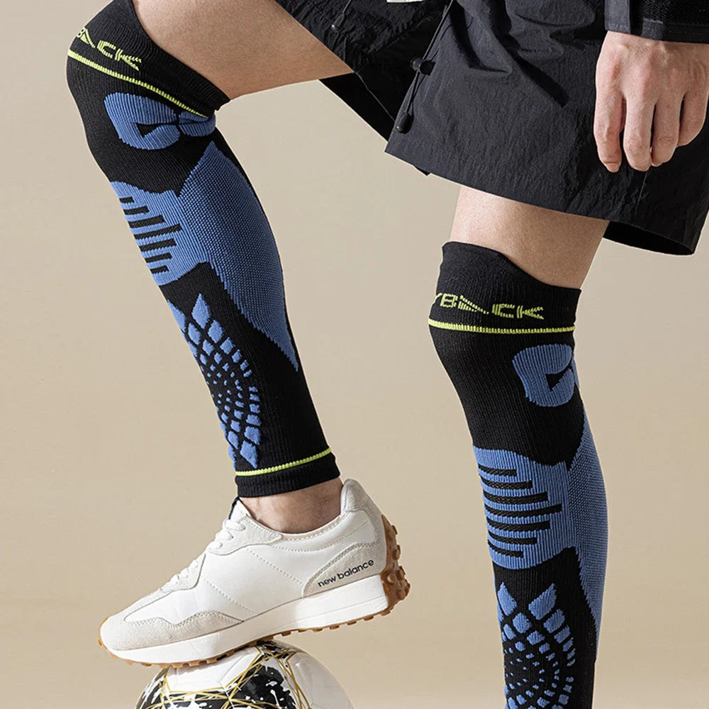 WEFITON 1Pair Calf Compression Sleeves for Men and Women - Leg Compression Sleeve - Footless Compression Socks for Runner Sports