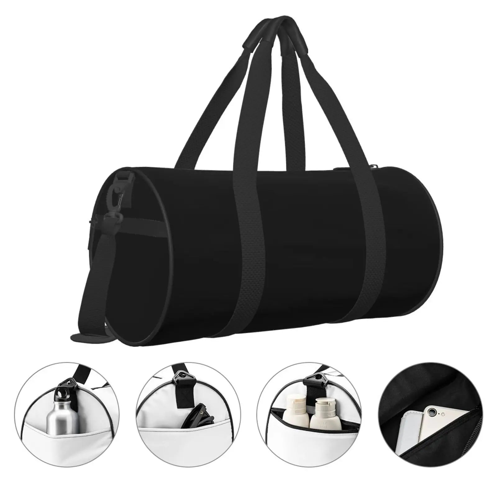 Boxing Gloves Sport Bags Large Gym Bag Portable Men's Custom Handbag Travel Training Retro Fitness Bag